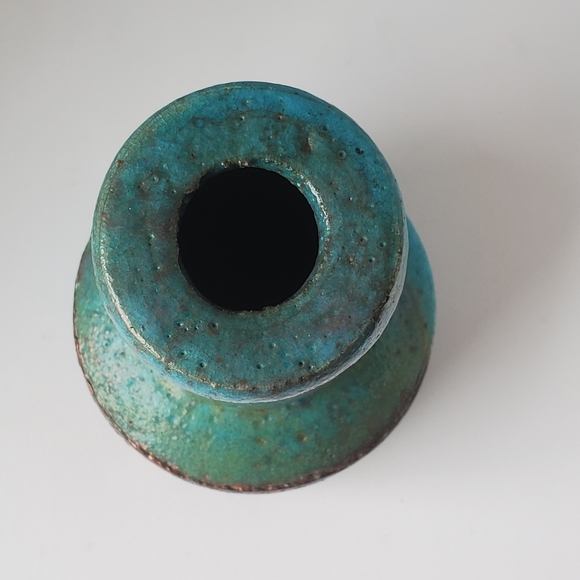 Vintage Raku Vase Don (or Leta) Cormier Pottery - Picture 7 of 11